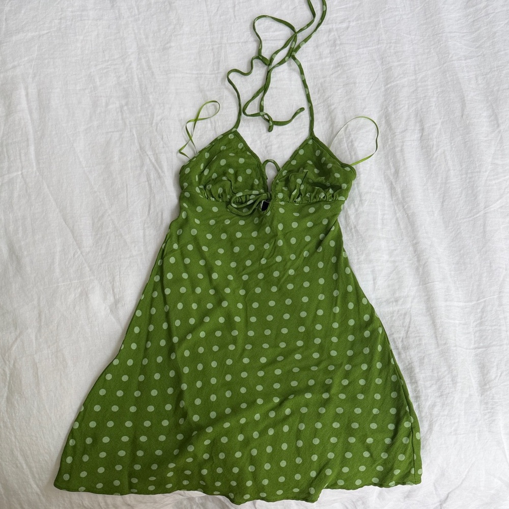 Reformation fiora Polka Dot Dress